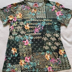 Johnny Was Weller Crewnwck Swing Tee